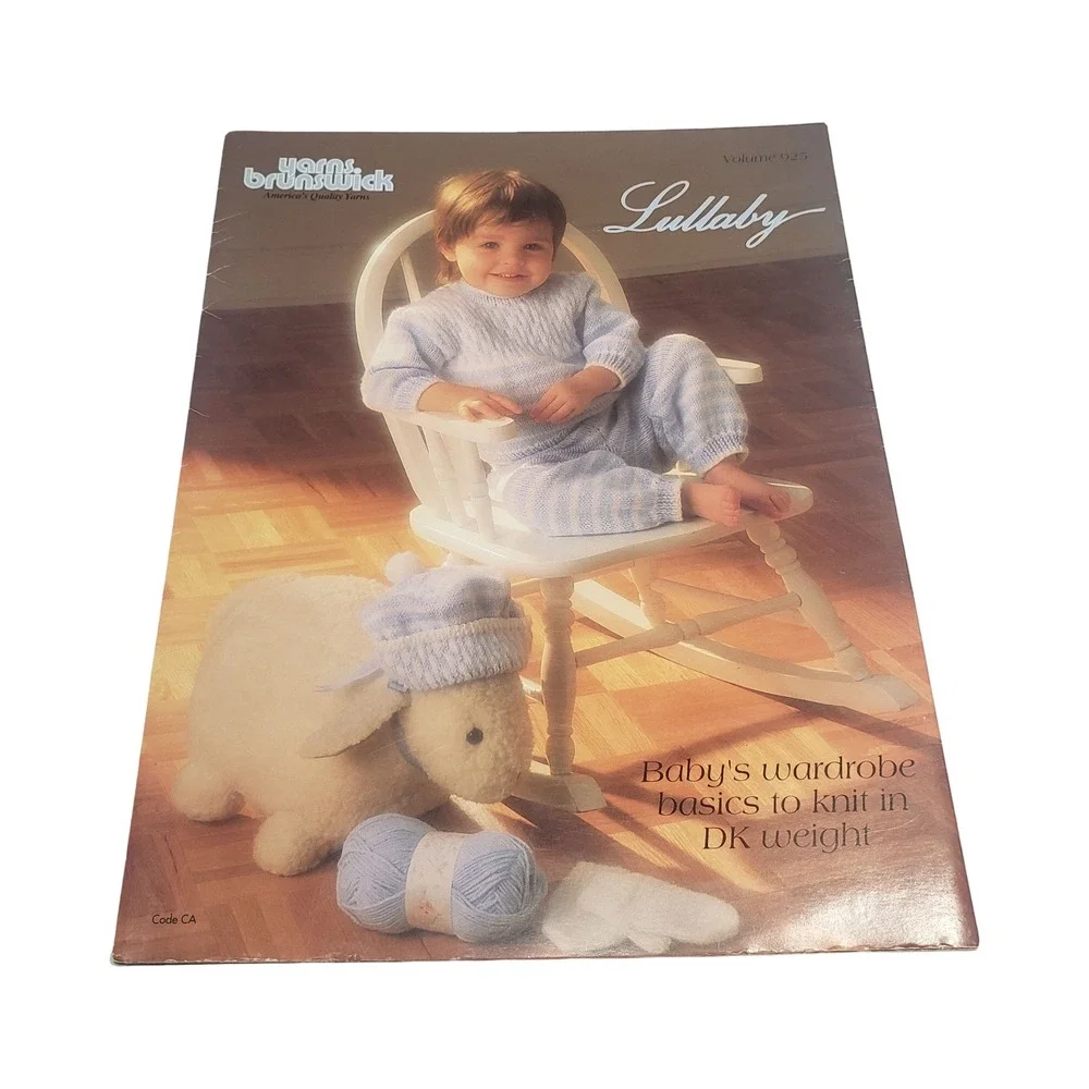 Brunswick Yarns Lullaby Volume 925 Baby Wardrobe Knitting Patterns Weight 1991